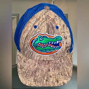Florida Gators University Of Florida Baseball Style Hat Blue with Camouflage
